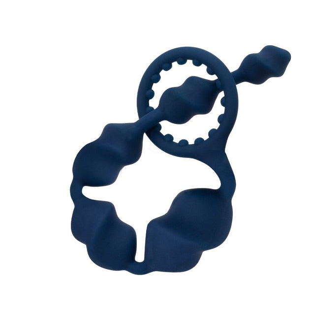 Anal beads by Kandid made from flexible silicone with retrieval cord for maximum safety