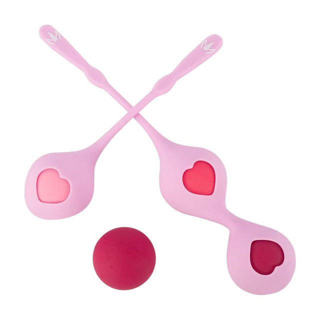 Tone your pelvic floor muscles with weighted kegel balls 