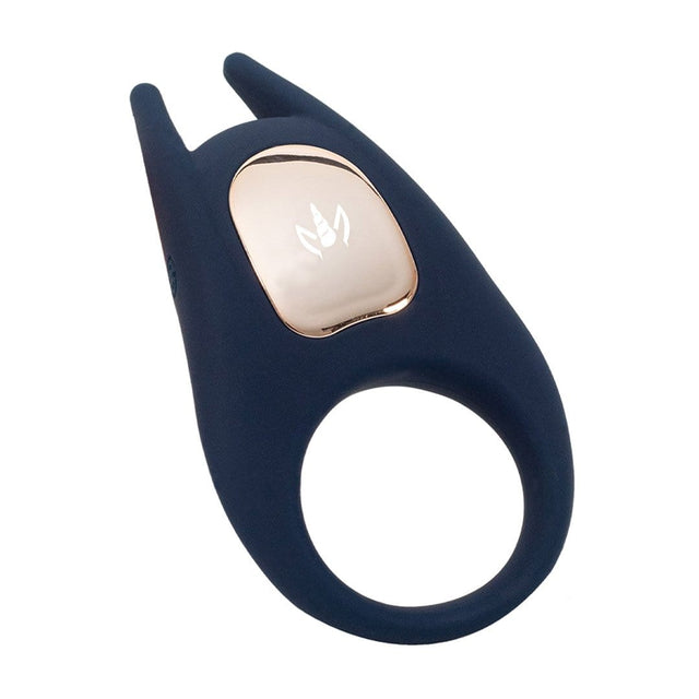 A vibrating cock ring ergonomically designed to strengthen and enlarge your erection